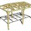 Pergola En Bois Autoportée Traité Autoclave Toit Quatre Pentes - 5 M -Jardelix Soldes Magasin 5x3 4pents pergola bois plongeant