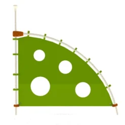 Toile D'Adresse Agrès Pour Aire De Jeux EVO