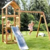 Aire De Jeux En Bois Soulet Avec Balançoires Et Toboggan – Nouméa 2 Aire De Jeux En Bois Soulet Avec Balançoires Et Toboggan – Nouméa -Jardelix Soldes Magasin aire de jeux bois autoclave noumea soulet