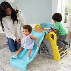 KidKraft Aire De Jeux Avec Plateforme En Bois Et Toboggan 8 KidKraft Aire De Jeux Avec Plateforme En Bois Et Toboggan -Jardelix Soldes Magasin aire de jeux bois plastique