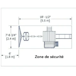 Aire De Jeux En Bois Atlantis : Balançoires Toboggan Et Escalade -Jardelix Soldes Magasin aire de jeux bois portique balancoires toboggan escalade 2