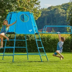 Aire De Jeux D’extérieur : Cabane Et Pont De Singe – TP Explorer