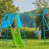 Aire De Jeux TP Explorer : Cabane, Portique, Toboggan Et Panier De Basket