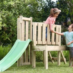 Aire De Jeux D'extérieur En Bois Traité Avec Toboggan – TP Bambin 7 Aire De Jeux D'extérieur En Bois Traité Avec Toboggan – TP Bambin -Jardelix Soldes Magasin aire de jeux exte rieure 1
