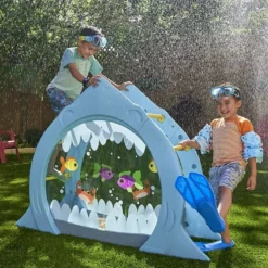 KidKraft Aire De Jeux En Bois : Bloc D’escalade - Shark Escape Climber -Jardelix Soldes Magasin aire de jeux exterieure enfants