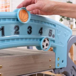 KidKraft Aire De Jeux Multisports Avec Toboggan, But De Foot Et Panier De Basket -Jardelix Soldes Magasin aire jeux basket foot bebe kidkraft