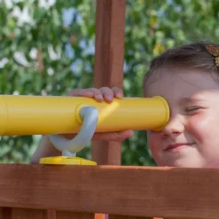 Aire De Jeux MySide Spider : Cabane + Toboggan + Portique + Escalade -Jardelix Soldes Magasin aire jeux bois fungoo myside spider cabane toboggan escalade 1