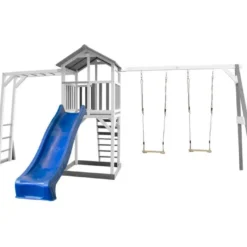 Axi Aire De Jeux En Bois De Hemlock Portique Balançoire Double Beach Tower