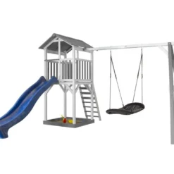 Axi Aire De Jeux En Bois De Hemlock Portique Nid D’Oiseau Ovale Beach Tower