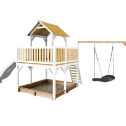 Axi Aire De Jeux En Bois De Hemlock Toboggan Et Portique Balançoire Atka 13 Axi Aire De Jeux En Bois De Hemlock Toboggan Et Portique Balançoire Atka -Jardelix Soldes Magasin aire jeux bois hemlock toboggan portique balanc oire atka