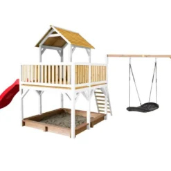 Axi Aire De Jeux En Bois De Hemlock Toboggan Et Portique Balançoire Atka 10 Axi Aire De Jeux En Bois De Hemlock Toboggan Et Portique Balançoire Atka -Jardelix Soldes Magasin aire jeux bois hemlock toboggan portique balanc oire atka 4
