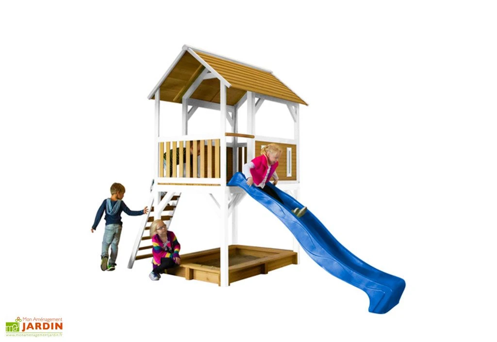 Axi Aire De Jeux En Bois De Hemlock Avec Toboggan Safari Pumba Play Tower 4 Axi Aire De Jeux En Bois De Hemlock Avec Toboggan Safari Pumba Play Tower – Image 2