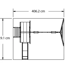 Portique En Bois Avec Balançoire Et Toboggan Sunnydale 10 Portique En Bois Avec Balançoire Et Toboggan Sunnydale -Jardelix Soldes Magasin aire jeux portique bois cedre toboggan balancoire 4
