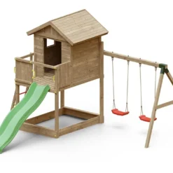 Aire De Jeux Portique En Bois De Pin Traité Fungoo Galaxy S