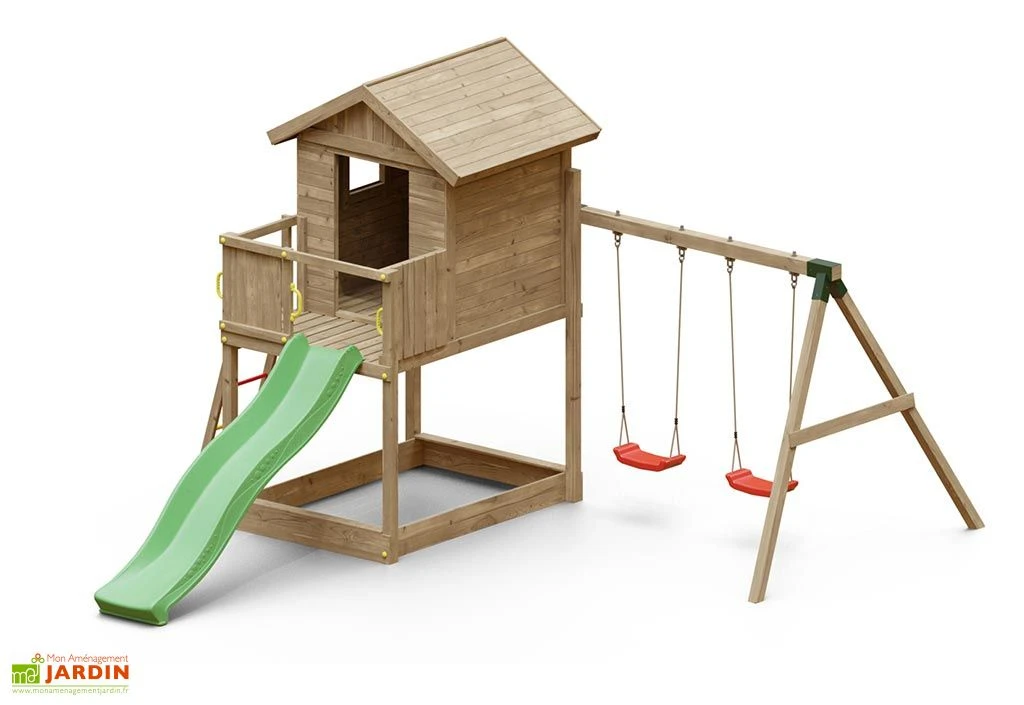 Aire De Jeux Portique En Bois De Pin Traité Fungoo Galaxy S 3 Aire De Jeux Portique En Bois De Pin Traité Fungoo Galaxy S