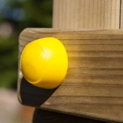 Aire De Jeux Avec Portique Et Corde à Nœuds En Bois De Pin Traité Gaia -Jardelix Soldes Magasin aire jeux portique corde n uds bois pin traite gaia 3