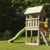 Aire De Jeux Kiosk En Bois Autoclave Avec Toboggan -Jardelix Soldes Magasin aire jeux tour enfants bois autoclave toboggan kiosk