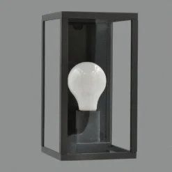 Applique Murale D’Extérieur En Aluminium Et Acrylique Cube