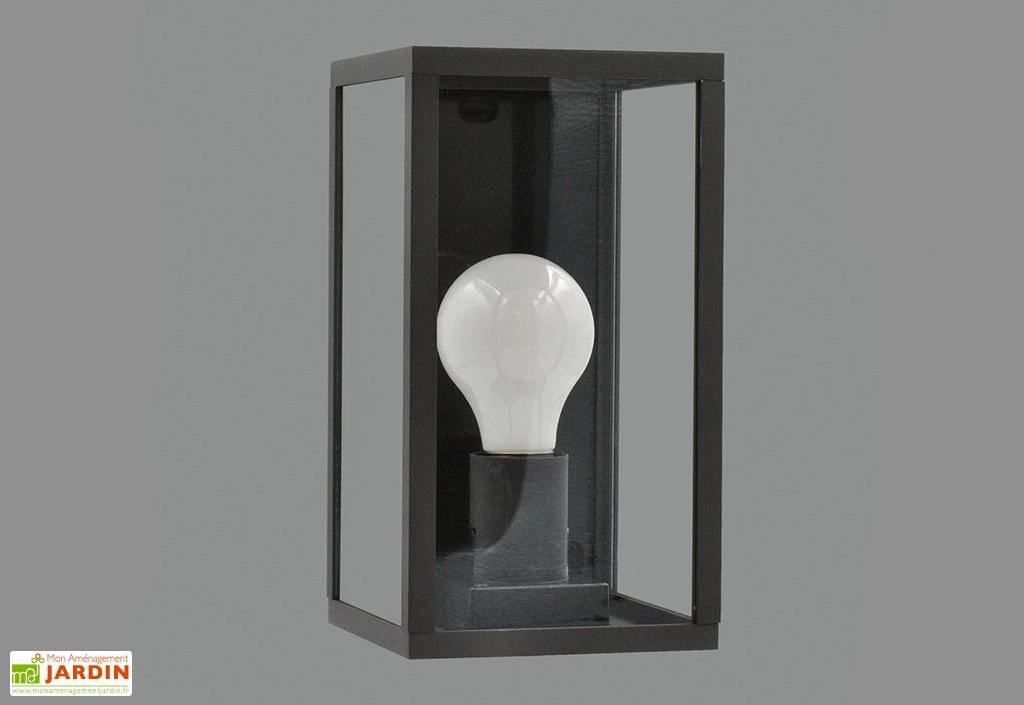 Applique Murale D’Extérieur En Aluminium Et Acrylique Cube 3 Applique Murale D’Extérieur En Aluminium Et Acrylique Cube