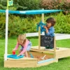 Bac à Sable En Bois Coulissant Pour Enfants – TP Bateau Pirate Ahoy -Jardelix Soldes Magasin bac a sable bois tp bateau pirate ahoy