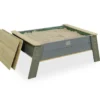 EXIT TOYS Table De Jardin En Bois Enfant Bac à Sable – Aksent XL -Jardelix Soldes Magasin bac a sable table bois