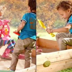 Axi Bac à Sable En Bois De Hemlock Amy -Jardelix Soldes Magasin bac sable amy bois imputrescible 115x115x22cm rangements assises 5