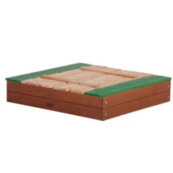 Axi Bac à Sable Avec Bancs En Bois De Hemlock Ella 95 X 100 Cm -Jardelix Soldes Magasin bac sable bancs bois hemlock ella 95x100cm