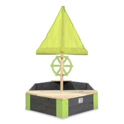 EXIT TOYS Bac à Sable Bateau En Bois De Cèdre Aksent 90 X 190 Cm -Jardelix Soldes Magasin bac sable bateau bois cedre aksent 90 190 cm 1