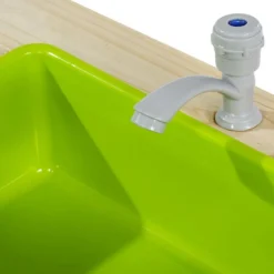 EXIT TOYS Bac à Sable Avec Cuisine En Bois De Cèdre Aksent 140 X 200 Cm -Jardelix Soldes Magasin bac sable cuisine bois cedre aksent 140 200 cm 4