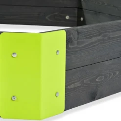 EXIT TOYS Bac à Sable Hexagonal En Bois De Cèdre Aksent (2 Tailles) -Jardelix Soldes Magasin bac sable hexagonal bois cedre aksent 2 tailles