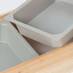 Pinolino Bac à Sable En Bois 120 L 118 X 112 Cm – Lennart -Jardelix Soldes Magasin bacs plastique bac a sable bois 120l