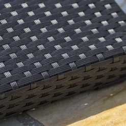 Bain De Soleil En Aluminium Et Résine Tressée Cancun (2 Coloris) -Jardelix Soldes Magasin bain soleil aluminium resine tressee cancun 4