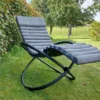 Bain De Soleil Design En Aluminium Swing Luxe 74 X 166 Cm