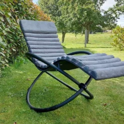 Bain De Soleil Design En Aluminium Swing Luxe 74 X 166 Cm