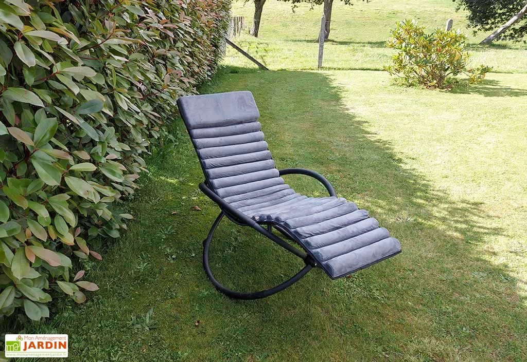 Bain De Soleil Design En Aluminium Swing Luxe 74 X 166 Cm 4 Bain De Soleil Design En Aluminium Swing Luxe 74 X 166 Cm – Image 2