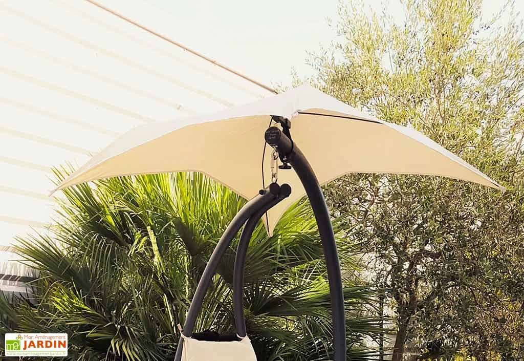 Balancelle Celest Acier Ombrelle Orientable 8 Balancelle Celest Acier Ombrelle Orientable – Image 6