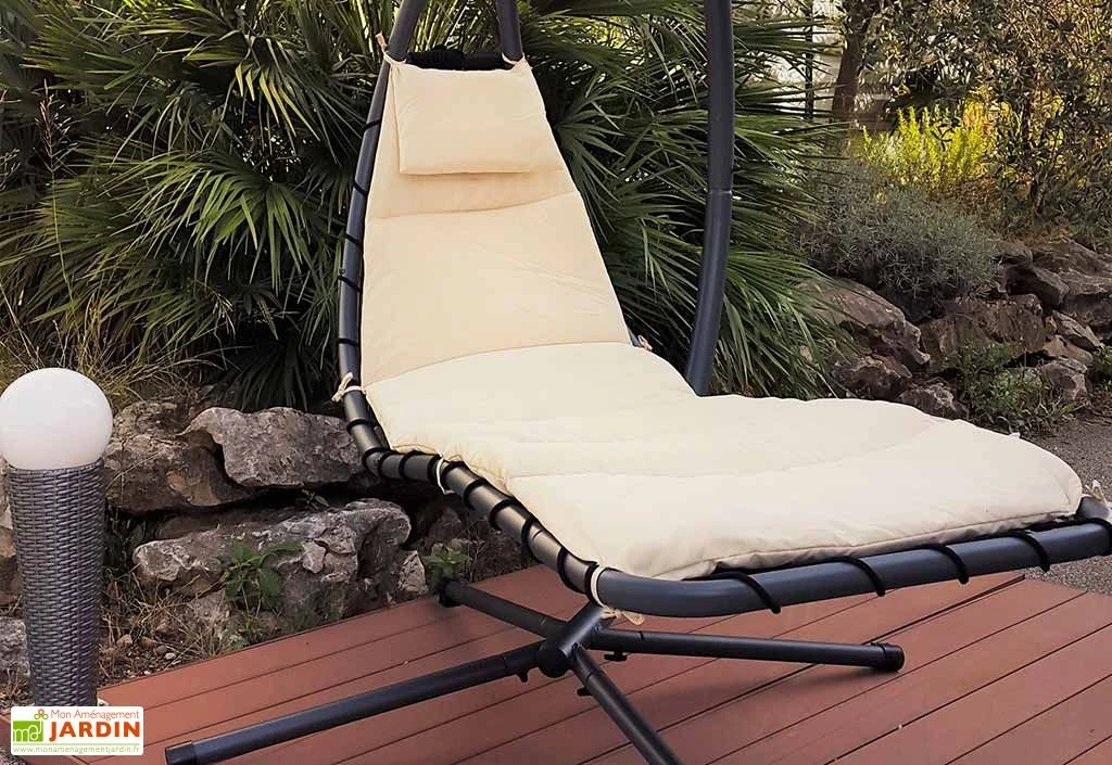 Balancelle Celest Acier Ombrelle Orientable 6 Balancelle Celest Acier Ombrelle Orientable – Image 4