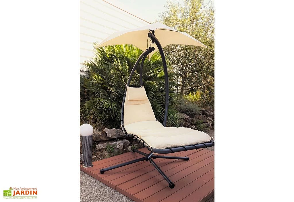 Balancelle Celest Acier Ombrelle Orientable 7 Balancelle Celest Acier Ombrelle Orientable – Image 5