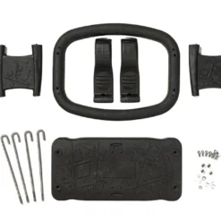 Balançoire Bébé En TPE Pour Collectivités - Curve -Jardelix Soldes Magasin balancoire bebe curve kbt noir 2