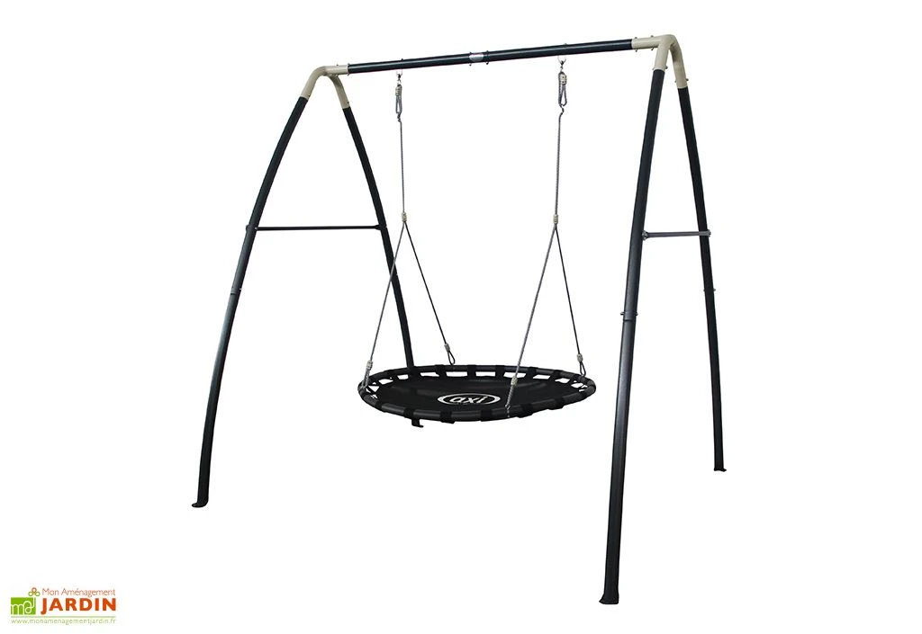 Axi Portique Balançoire Nid D’oiseau En Acier – 238 X 210 X 218 Cm 4 Axi Portique Balançoire Nid D’oiseau En Acier – 238 X 210 X 218 Cm – Image 2