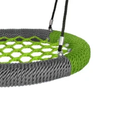 Balançoire Nid D'Oiseau Oval Pro Grise Et Verte 120 X 87,5 Cm