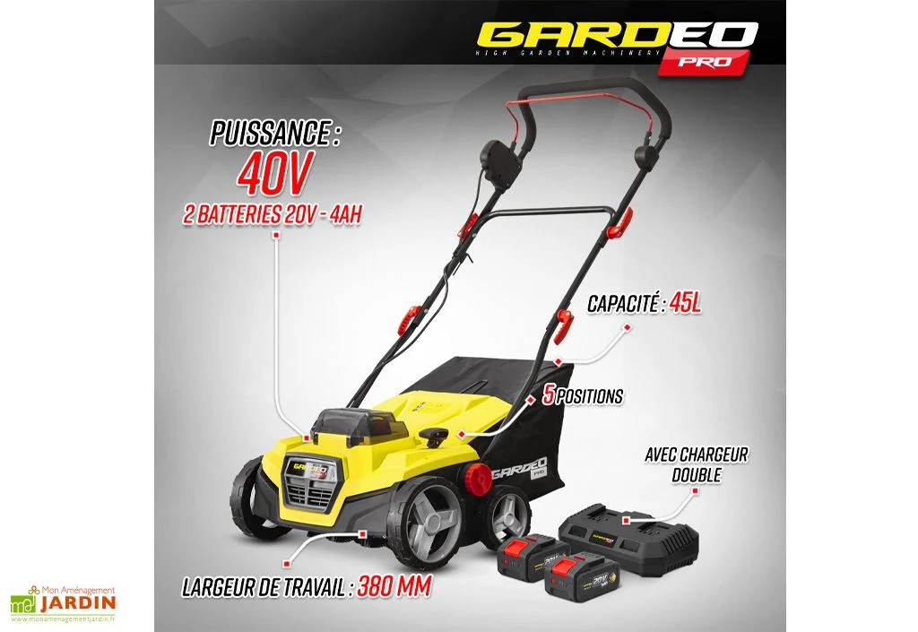 Balayeuse électrique Sans Fil Pour Gazon Synthétique 2 X 20 V 5 Balayeuse électrique Sans Fil Pour Gazon Synthétique 2 X 20 V – Image 3