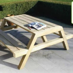 Table Pique-Nique Clipper 6 -Jardelix Soldes Magasin banc bois clipper 6