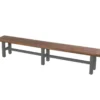 Banc De Jardin En Bois De Teck Et Aluminium Sophie Yasmani 300 Cm -Jardelix Soldes Magasin banc jardin bois teck aluminium sophie yasmani teak 300cm