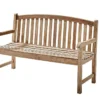 Banc De Jardin En Bois De Teck 120 Cm – Deux Places