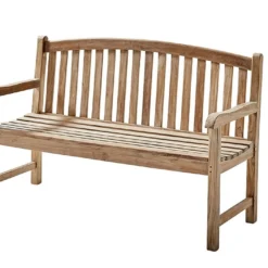 Banc De Jardin En Bois De Teck 120 Cm – Deux Places