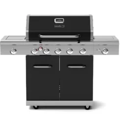 Barbecue Au Gaz De Luxe – 5 Brûleurs, 2 Brûleur Latéral Et 1 Brûleur Arrière