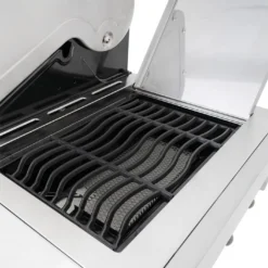 Barbecue Au Gaz En Acier De Luxe – 4 Brûleurs, 1 Brûleur Latéral Et Arrière -Jardelix Soldes Magasin barbecue au gaz avec bruleur lateral