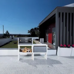 Barbecue Design En Béton LIV04 -Jardelix Soldes Magasin barbecue beton blive design