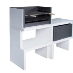 Barbecue Design En Béton LIV04 -Jardelix Soldes Magasin barbecue beton modulable liv04 2